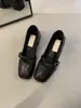 Zapatos de tacón alto retro de punta cuadrada, zapatos de mujer de corte bajo, nuevos zapatos elegantes de estilo francés para la noche con tacón grueso Mary Jane de cuero para primavera y otoño