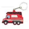 En stock fabricante bomberos llavero silicona llave anime para comercio electrónico transfronterizo Amazon Ali Internacional/