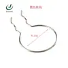 Gancho Doble Línea Redondo Multifuncional Universal Forma de U Herramienta de Ferretería para Almacenamiento Accesorios para Tablero Perforado