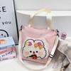 Saco Feminino Tote Bag 2024 Novo Shoulder Bag Estilo Coreano Moda Sweet Crossbody Bag Nylon Pano Grande Capacidade Tutor Bag