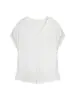 Camiseta de Manga Corta para Mujer 2026 Verano Nueva, Amigable con la Piel y Elegante, Cuello en V, Abotonada, Abertura, Holgada, Cómoda, Sencilla y Elegante