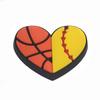 Série de Basquete Desenho Animado Sapatos Caverna Sapatos Fivela de Sapato Flor Personalidade Versátil Amantes de Basquete Sapatos de Jardim Fivela Decorativa Joia