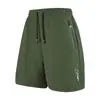 Tamanho Europeu Transfronteiriço Verão Novo Relâmpago Esportivo Casual Shorts Masculino Finos Calças de Cinco Pontos Seda Gelada Secagem Rápida Calças Esportivas