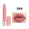 Lápiz de labios hidratante transfronterizo Lápiz de labios lápiz de labios color nude marrón cameo delineador de labios lápiz bálsamo labial brillo de labios sólido