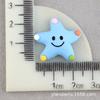 Estrella de mar cara sonriente estrella de cinco puntas accesorios de resina pegamento de crema DIY bolsa de materiales para hebilla de zapato con agujero, tiara, pasador de pelo