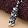 Pingente de prata esterlina atacado 925 moderno personalizado padrão Tenglong caixa gawu pingente vintage prata tailandesa pingente para homens e mulheres