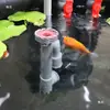 Bomba de Agua para Estanque de Peces y Acuario con Succión Inferior, Filtro, Skimmer, Filtro de Hojas, Filtración DIY de Superficie del Agua