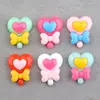 Acessórios de Pingente para Chaveiro Atacado Pingente de Resina DIY Acessórios para Bolsa Celular Pirulito Coração Acessórios de Joia Doce