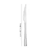 Cuchillo Tenedor Cuchara de Acero Inoxidable 304 Personalizado Nueva Era Mango Cuadrado Engrosado Vajilla Comida Occidental Europea Cuchillo Tenedor para Steak Cuchara de Postre