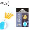 Aohu Magic asiento de cuero con plomo no necesita topes para no dañar la línea asiento de cuero con plomo juego de línea accesorios suministros de equipo de pesca