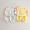 Conjunto de Ropa de Primavera para Niñas 2026 Nueva Moda Sudadera Infantil de Moda Ropa Deportiva Trendy de Primavera para Niñas Mayores Primavera y Otoño
