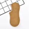 Calcetines Bajos Lisos de Color para Mujer, Calcetines Cortos Invisibles Antideslizantes de Silicona, Calcetines Tipo Barco Transpirables y Resistentes al Olor de Moda para Primavera y Otoño