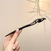 Pasador de Sándalo Negro para Mujer, Accesorio para el Cabello Fresco y Elegante, Pasador de Flor de Magnolia, Adorno para el Cabello Estilo Antiguo Qipao, Pasador Diario para Peinados Recogidos
