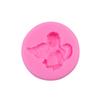 Molde de Silicone Forma de Anjo Menina com Asas Criativo Folha para Assar Decorativa Gotas de Cola Argila Molde para Aromaterapia