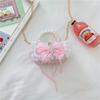 Moño para niños bolso a juego para ropa infantil monedero lindo nuevo 2023 bolso cruzado de carcasa dura con lentejuelas bolso de princesa para niña