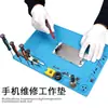 Alfombrilla de reparación personalizada, alfombrilla magnética de silicona, alfombrilla de posición de tornillos, alfombrilla de reparación, alfombrilla de trabajo para soldador, pistola de aire caliente y estación de soldadura