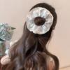 Lindo Scrunchie Floral con Lazo Estilo Coreano de Encaje Versátil para Cola de Caballo Liga para el Cabello Temperamental Femenino Accesorios para el Cabello
