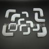 Conector de Mangueira de Cotovelo de Silicone de Grau Alimentício Personalizado Tubo de Três Vias Tubo em U Redutor Tubo Reto Tubo de Silicone de Grau Alimentício