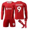 2425 Liverpool Principal No. 11 Salah Conjunto de Jersey de Manga Larga 3 Endo Airlines 9 Firmino No. 8 Jersey de Fútbol