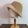 Sombrero de pescador reversible de punto, sombrero tipo pantalla para otoño e invierno, estiliza el rostro, moderno, versátil, estilo japonés, simple, elegante y cálido sombrero de cubo