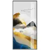 Pintura Decorativa de Entrada de Luxo Leve Mural de Porta Parede de Porta Pintura Suspensa Atmosférica Versão Vertical Pintura Decorativa de Corredor Pintura de Jinshan