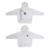 Camiseta Unisex de Manga Larga Holgada con Estampado de Letras Lavada y Desgastada Estilo Hip-Hop de Calle de Moda Otoño para Pareja Transfronteriza