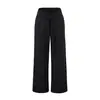 Venta al por mayor de ropa para mujer estilo europeo y americano transfronteriza, línea de estilo de vida relajado, cordón elástico, pantalones casuales anchos y fluidos, pantalones de chándal