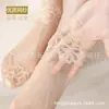 Envío gratis calcetines tobilleros de encaje de verano empaquetados individualmente calcetines antideslizantes de silicona calcetines invisibles de cintura baja de seda helada disponibles en el mercado