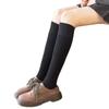 Calcetines Grues para Pantorrilla de Otoño e Invierno, Calcetines de Mujer, Calcetines JK, Calcetines para Piernas de Aspecto Adelgazante, Calcetines Cálidos de Color Liso, Calcetines de Rizo Gruesos con Forro de Felpa