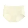 Ropa Interior Femenina Nueva Sin Costuras de Cintura Alta 100% Algodón Puro Entrepierna Extendida Antibacteriana Alta Elasticidad Transpirable Calzones Sin Costuras para Mujer