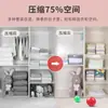 Bolsas de Vacío para Colchas, Bolsas de Compresión al Vacío con Base Reforzada, Bolsas de Almacenamiento por Compresión al Vacío Grandes para el Hogar para Ropa y Colchas