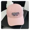 Nuevo Sombrero de Copa Suave para Primavera y Otoño para Mujer, Gorra de Béisbol Versátil Casual con Bordado de Letras Americanas de Alta Calidad, Estilo Masculino para Adelgazar el Rostro