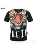 Estilo Europeo y Americano Nueva Camiseta Casual para Hombre con Impresión 3D de Alta Calidad de Cabeza de Fantasma con Llamas