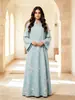 En Stock Estilo Nuevo Transfronterizo Vestido Bordado Pesado 3D Fábrica Mayorista Festival Vacaciones Comercio Exterior Vestido de Noche Bordado