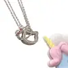 Collar Entrelazado Gatito Femenino Hello Kitty Retro Doble Colgante Kt Dibujo Animado Pareja Estudiante Mejor Amigo Regalo de Cumpleaños