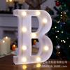 Luces LED de Letras, Luces LED de Números en Inglés, Luces Decorativas para el Día de San Valentín, Lámpara de Pie Transfronteriza de Tres Capas