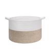 Fabricante Original Cesta de Almacenamiento de Cuerda Tejida Amazon Alta Resistencia y Alta Elasticidad Cesta de Lavandería Cuerda de Algodón Cesta para Ropa Sucia