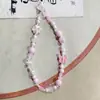 Cadena de Cerámica Jingdezhen para Teléfono Móvil Bolsa de Cuerda Trenzada Hecha a Mano Cadena Colgante Estilo Nórdico Adornos Navideños Proveedor Fabricante