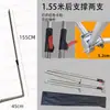 Soporte de Banner Retráctil de Hierro Tablero de Fondo Plegable para Firmas Soporte para Tablero KT de Pintura en Spray Soporte para Pantalla Grande de Publicidad