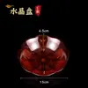 Buda Guangrong con Plato de Frutas de Cristal Plato de Frutas de Plástico Plato de Suministro Cuenco de Frutas Suministros de Buda de Chaoshan Suministros para el Salón de Buda Adornos