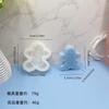 Molde de Silicone para Vela Aromática de Árvore de Natal de Homem de Gengibre Desenho Animado DIY Molde para Doces de Natal Sabonete Artesanal