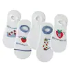 Calcetines Finos Estilo Puro Deseo con Corte de Verano, Invisibles de Boca Baja Transpirables Absorbentes de Sudor Color Puro Tipo Barco