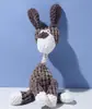 Brinquedo sonoro para cachorro, boneca de pelúcia com som resistente à mordida para filhotes, adequada para filhotes e Bichon Frisé, boa para morder e autoentretenimento