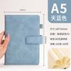 Caderno com Fivela A5 Negócios Escritório Caderno A5 Caderno de Escritório Bloco de Notas Caderno de Pele de Ovelha Personalização