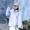 Estándar Nacional GB32614 Chaqueta de Senderismo para Exteriores de Dos Piezas con Forro Polar 3 en 1 para Mujer Abrigo Impermeable Cortavientos para Hombre