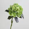 Flor Artificial de Hortensia Película de Impresión 3D Se Siente Hortensia Boda Decoración de Boda Sala de Estar Flor Decorativa Material de Flor Artificial