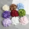 Cabeças de flores de hortênsia artificiais de alta qualidade para decoração de casamento, paredes de flores de fundo, arcos florais e flores artificiais
