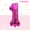 Producto Nuevo 16 pulgadas Versión Americana Globos Digitales Decoración de Escena para Fiesta de Cumpleaños Fabricante de Globos de Papel de Aluminio Venta al por Mayor