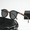 2024 Nuevo Estilo Coreano Gm Marco Ovalado Uña de Arroz Lujo Ligero Gafas de Sol para Mujer Libro de Montar Rojo Sombra para Celebridad Cyber Gafas de Sol para Hombre