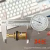 Núcleo de Cerâmica Espessada de Cobre de 4 Pontos com Trava e Chave, Modelo Antifurto, Válvula Triângulo/Drop-In de Abertura Rápida Quente/Fria Única Acessórios Atacado